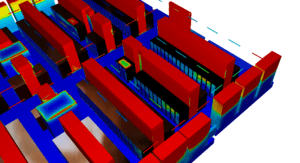 CFD simulation data center - hotspot