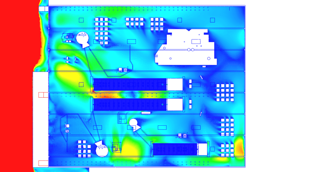 Etude des vitesses d'air pour le rafraichissement naturel dans un bâtiment industriel - optimisation du confort thermique